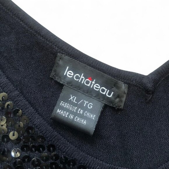 Le Chateau Sequin Sweater Tank - Picture 3 of 4